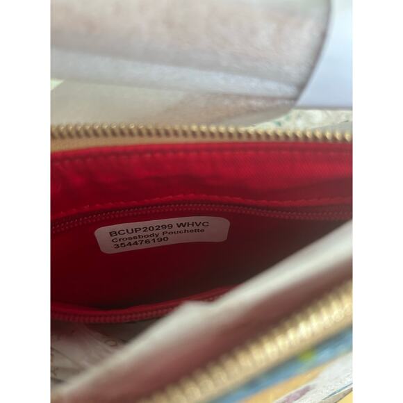 NWT Dooney & Bourke White Multicolor Cupcake Print Crossbody Bag Purse - Picture 9 of 10